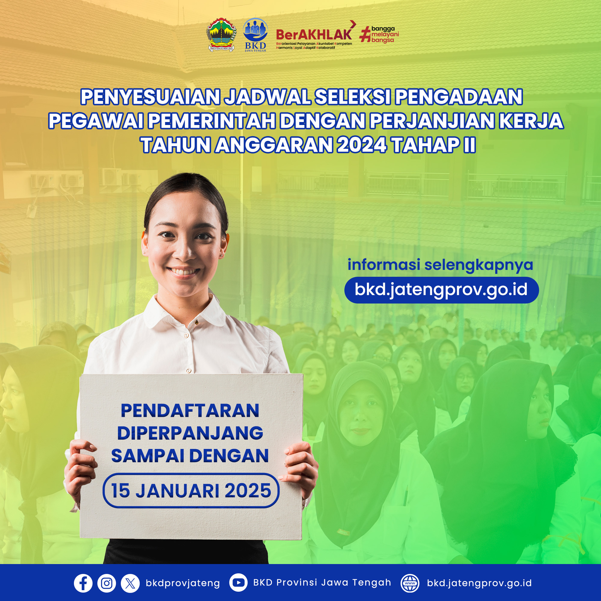 Penyesuaian Kembali Jadwal Seleksi Pengadaan Pegawai Pemerintah Dengan Perjanjian Kerja (PPPK) Tahun Anggaran 2024 Tahap II 