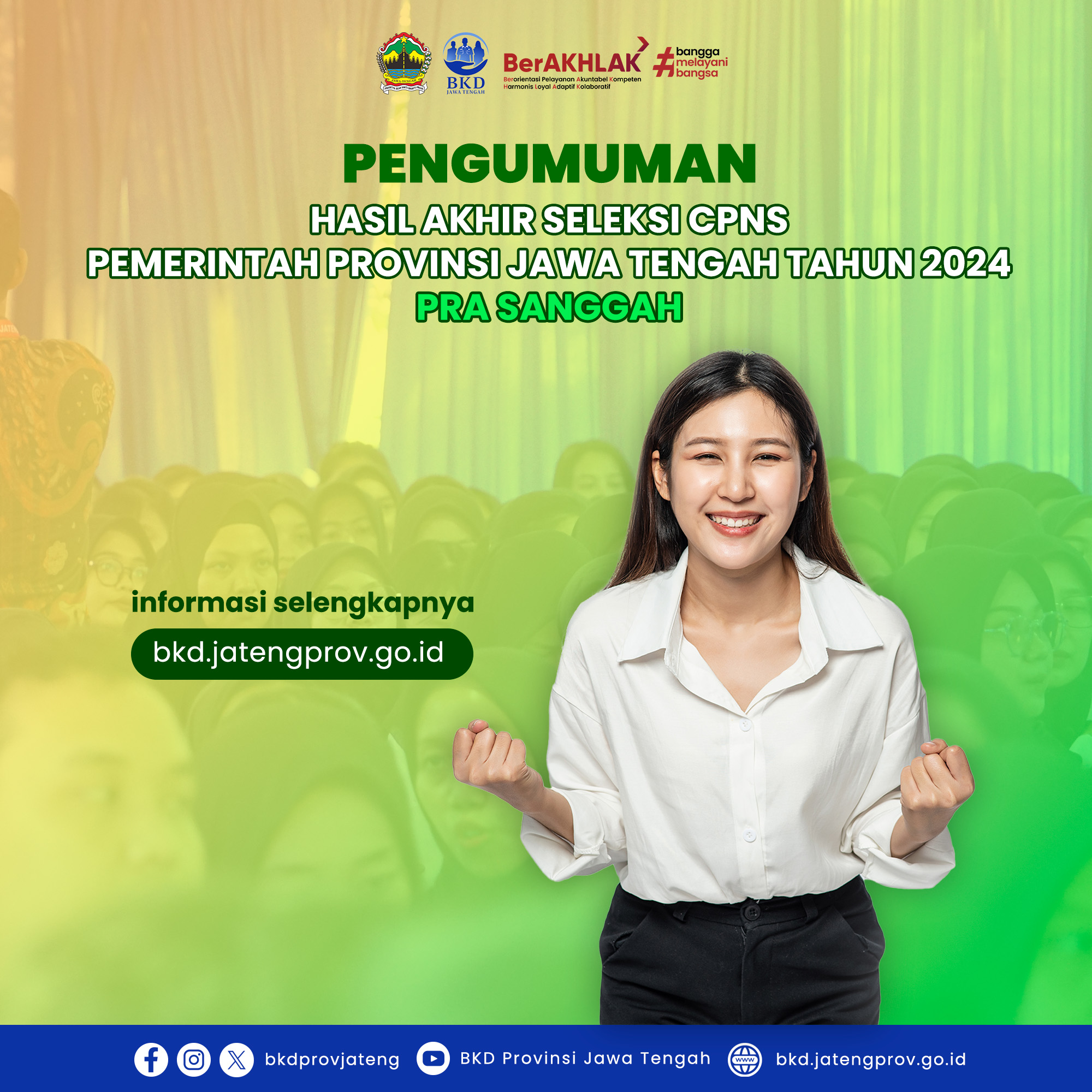 Hasil Akhir Seleksi Calon Pegawai Negeri Sipil Pemerintah Provinsi Jawa Tengah Tahun 2024 Pra Sanggah