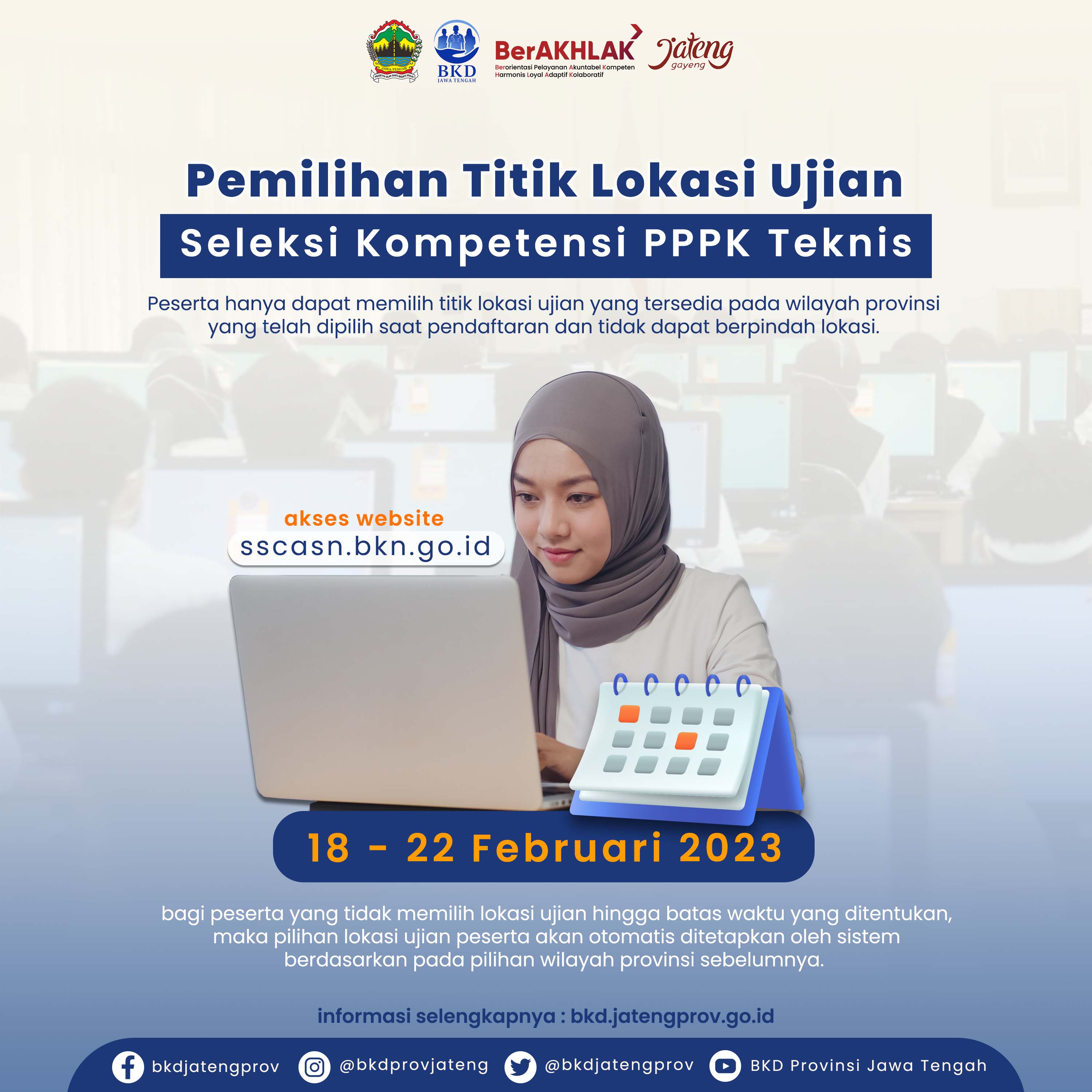 Pemilihan Titik Lokasi Ujian Seleksi Kompetensi PPPK Teknis