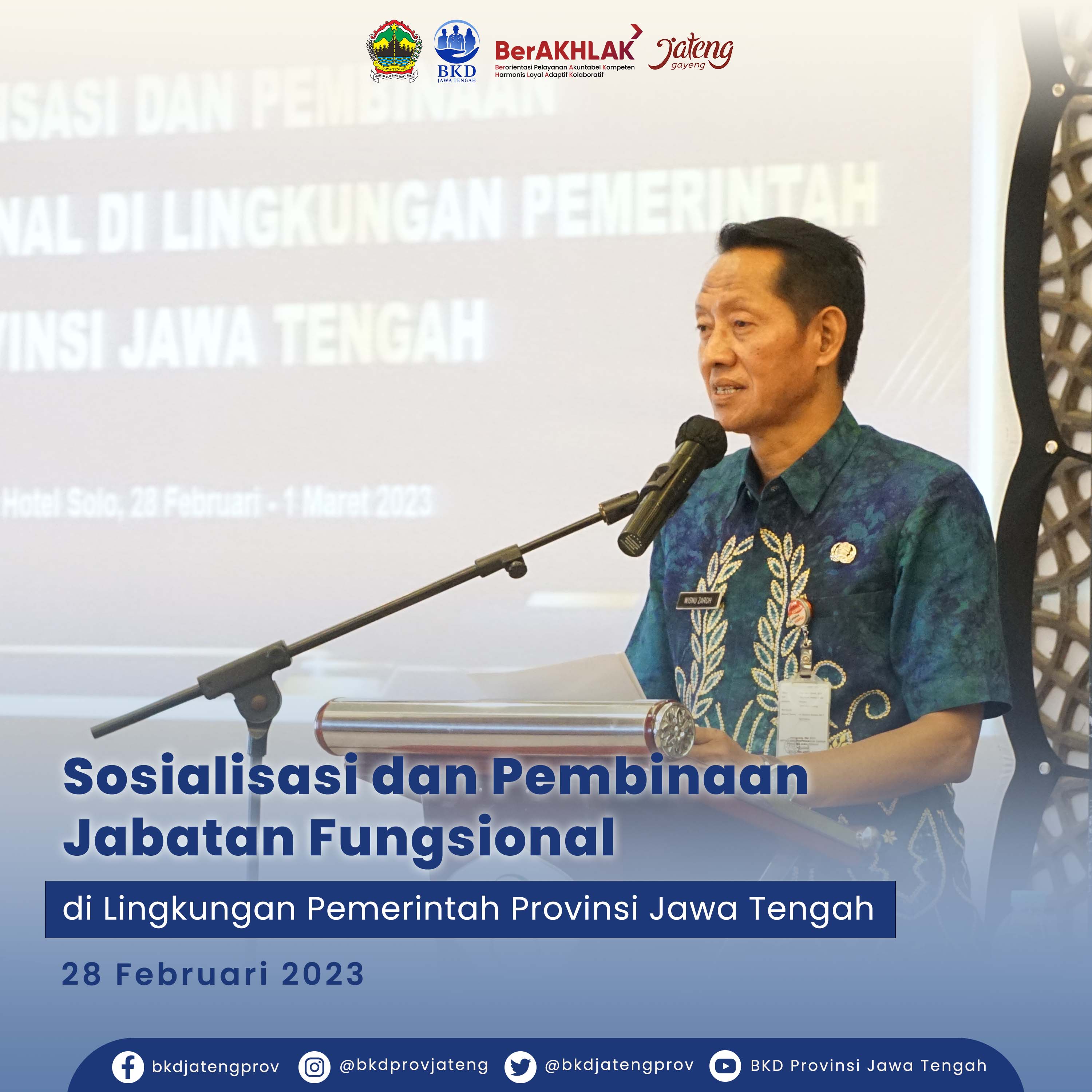 SOSIALISASI DAN PEMBINAAN DALAM JABATAN FUNGSIONAL