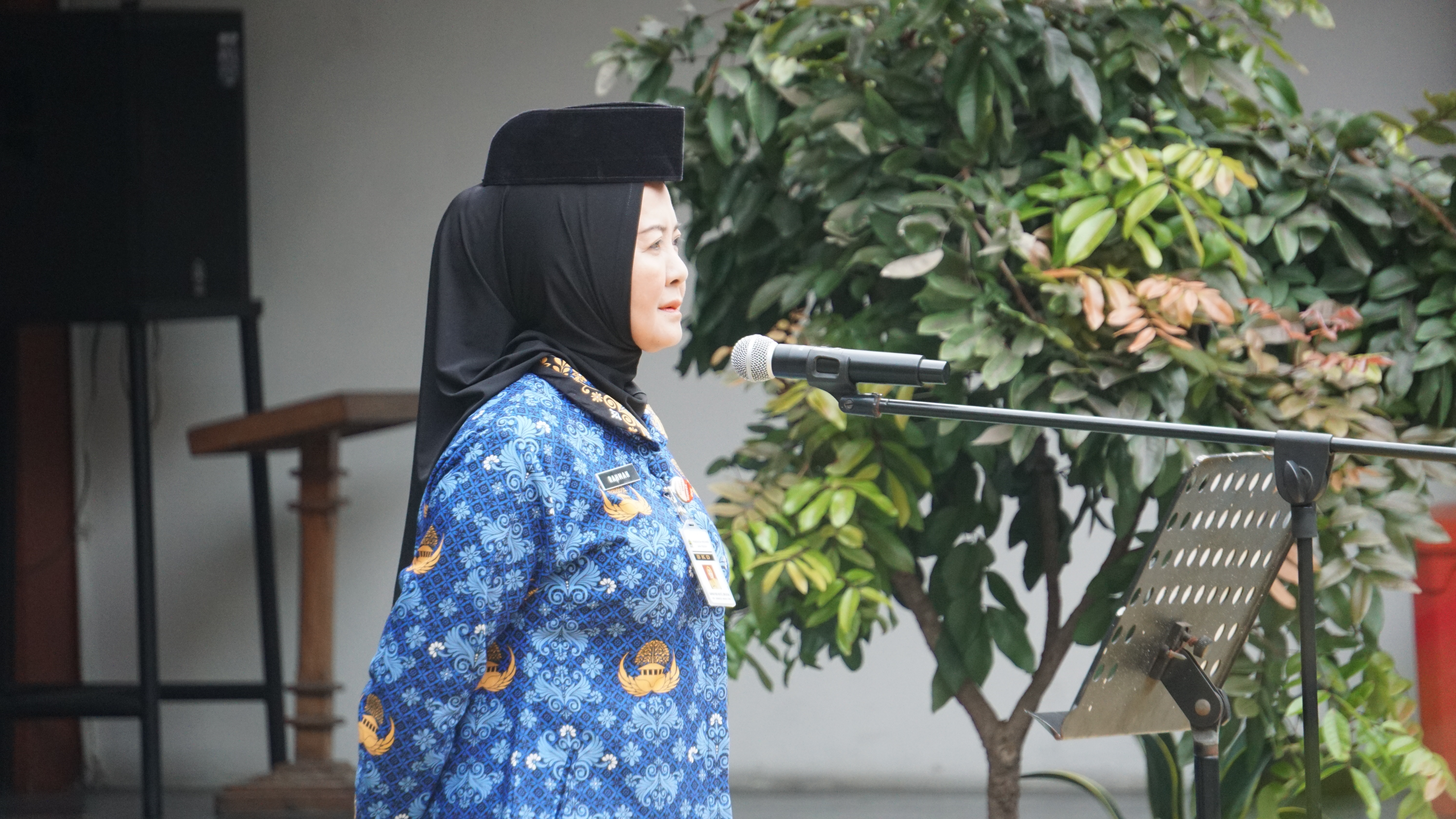 Apel Pagi Serta Sosialisasi Pembangunan Zona Integritas (ZI) menuju Wilayah Bebas dari Korupsi (WBK) dan Wilayah Birokrasi Bersih dan Melayani (WBBM)