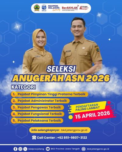 Seleksi Anugerah ASN 2026 Pemprov Jateng